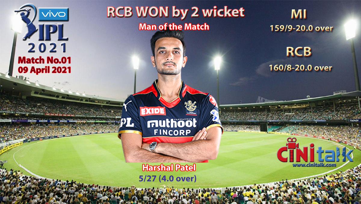 MI VS RCB, IPL2021, Cini Talk